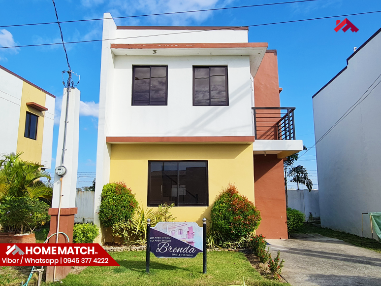 Brenda single attached house for sale in General Trias Cavite available through bank financing